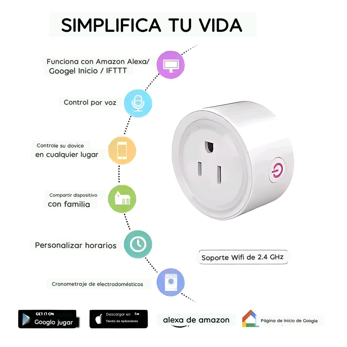 Enchufe Inteligente Wi-Fi