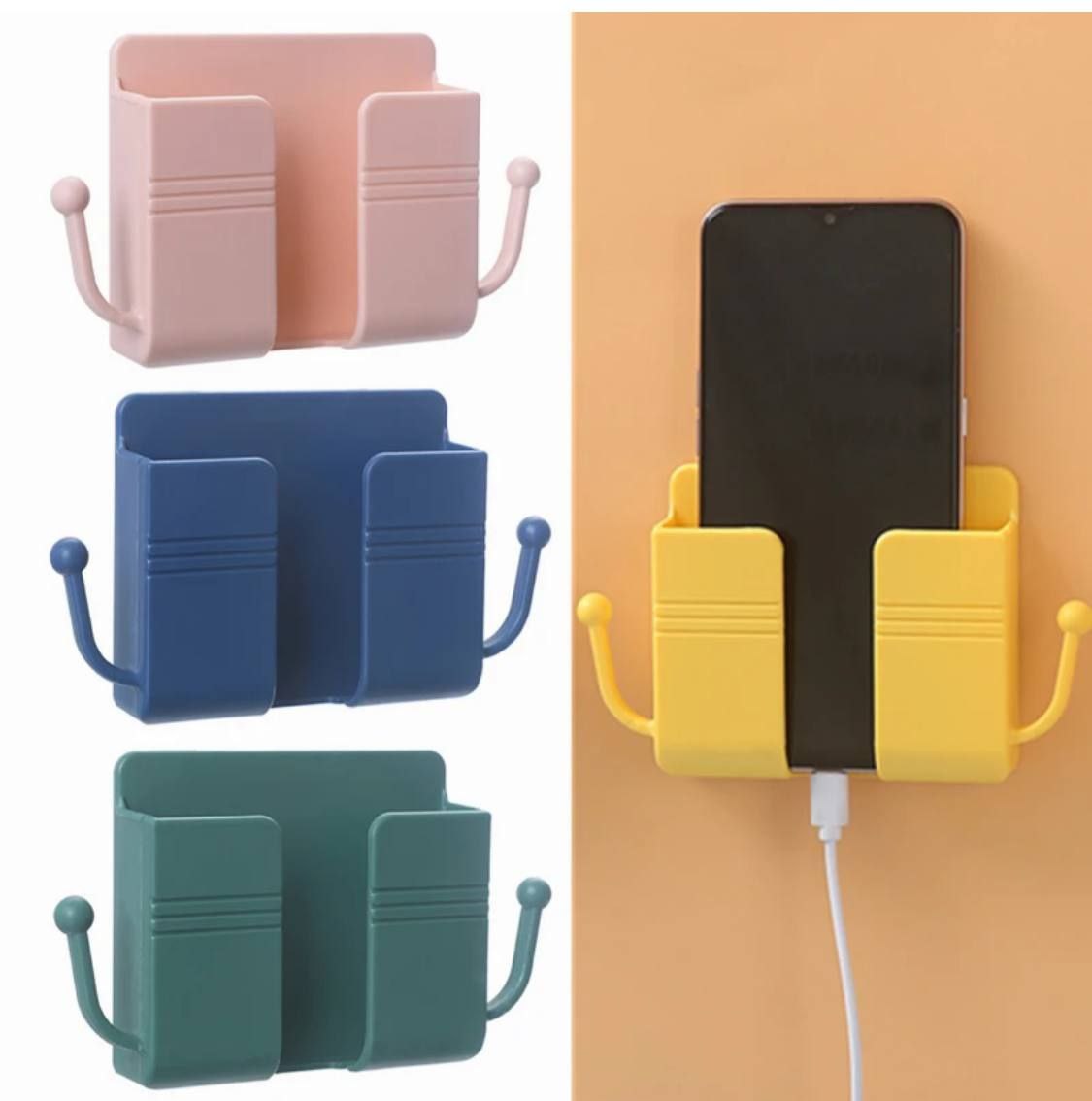 Soporte Celulares En Adhesivo Pared