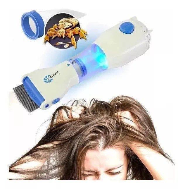 Peine Eléctrico UV Para Piojos