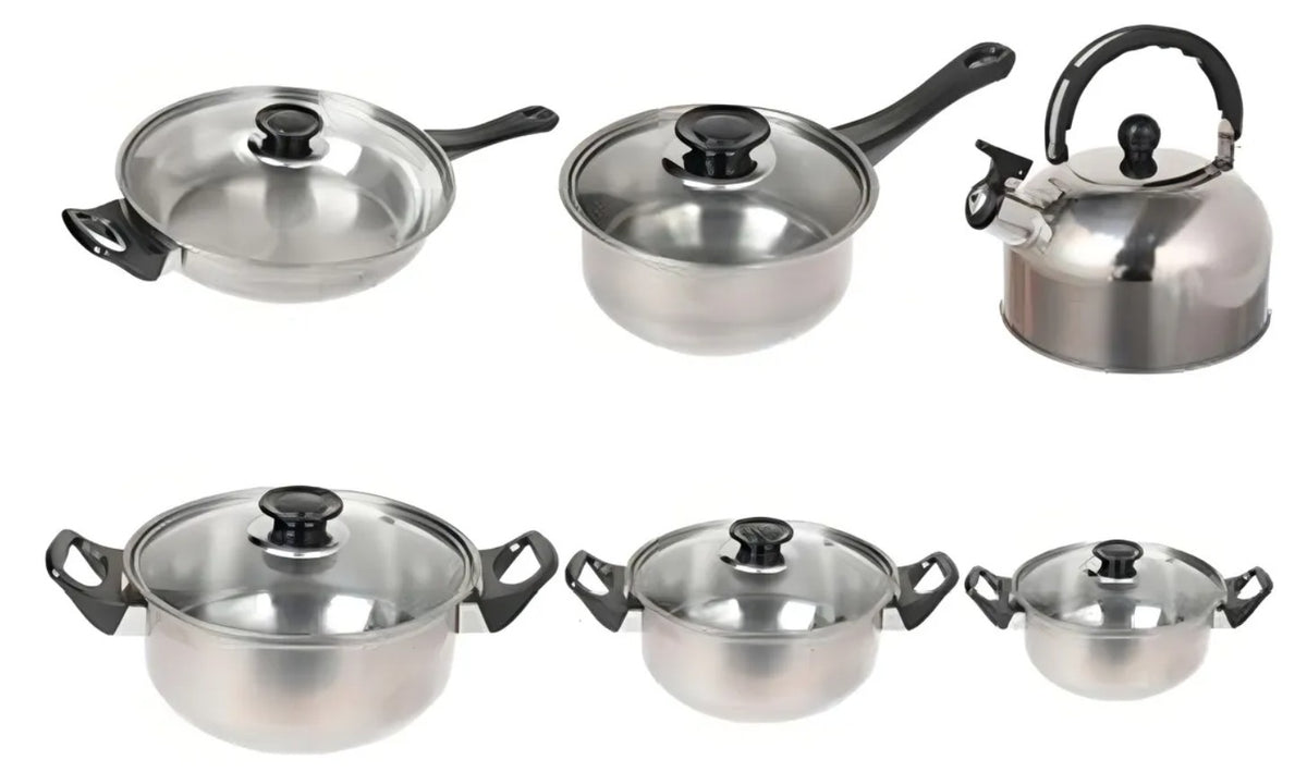 Set de Batería Ollas de Cocina y Tetera