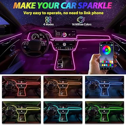 Tira De Luz LED Con Aplicación - Carro
