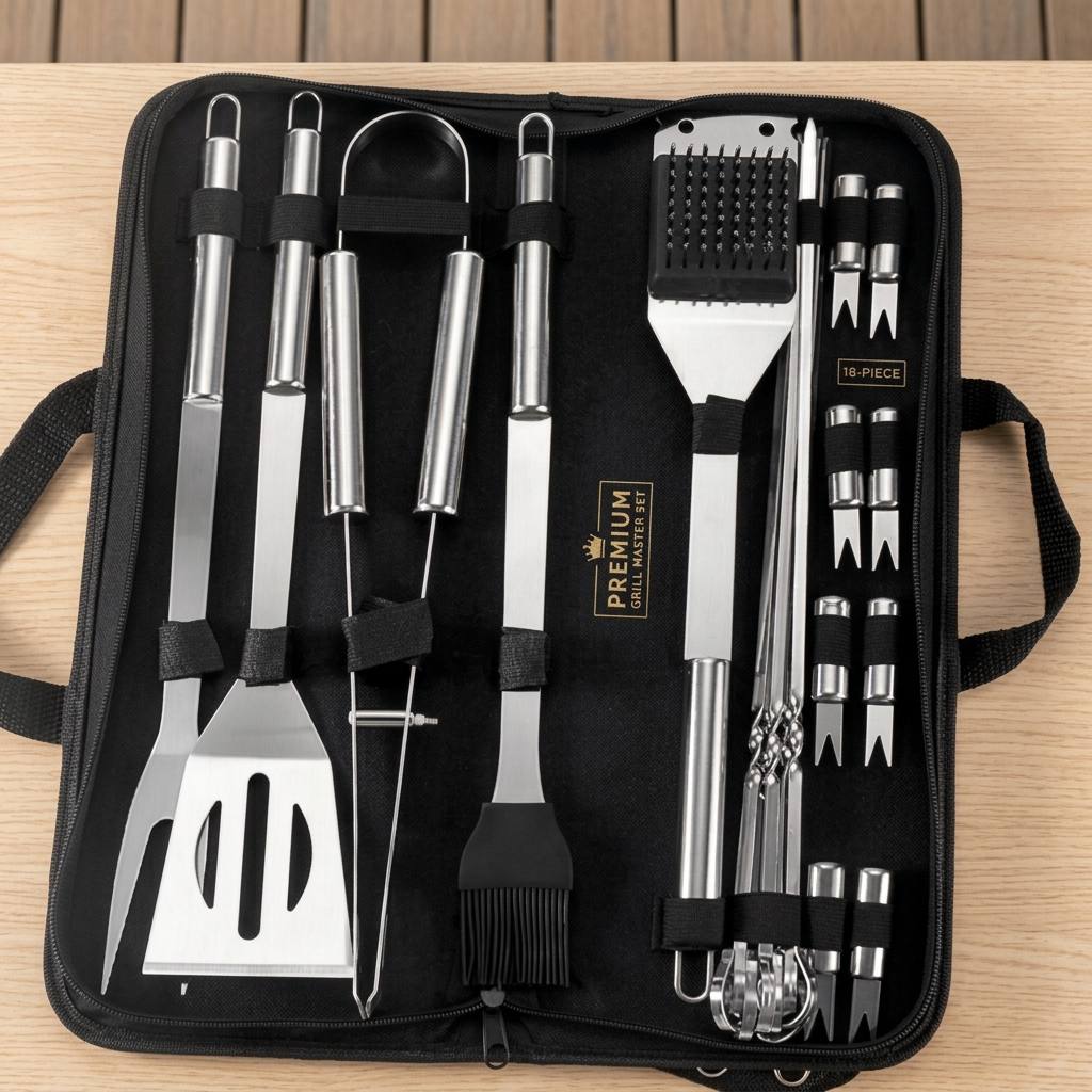 Set De Utensilios Para Barbacoa