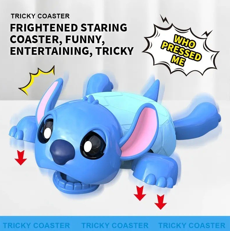 Posavasos Divertido de Stitch y Tortuga (Tricky Coaster)