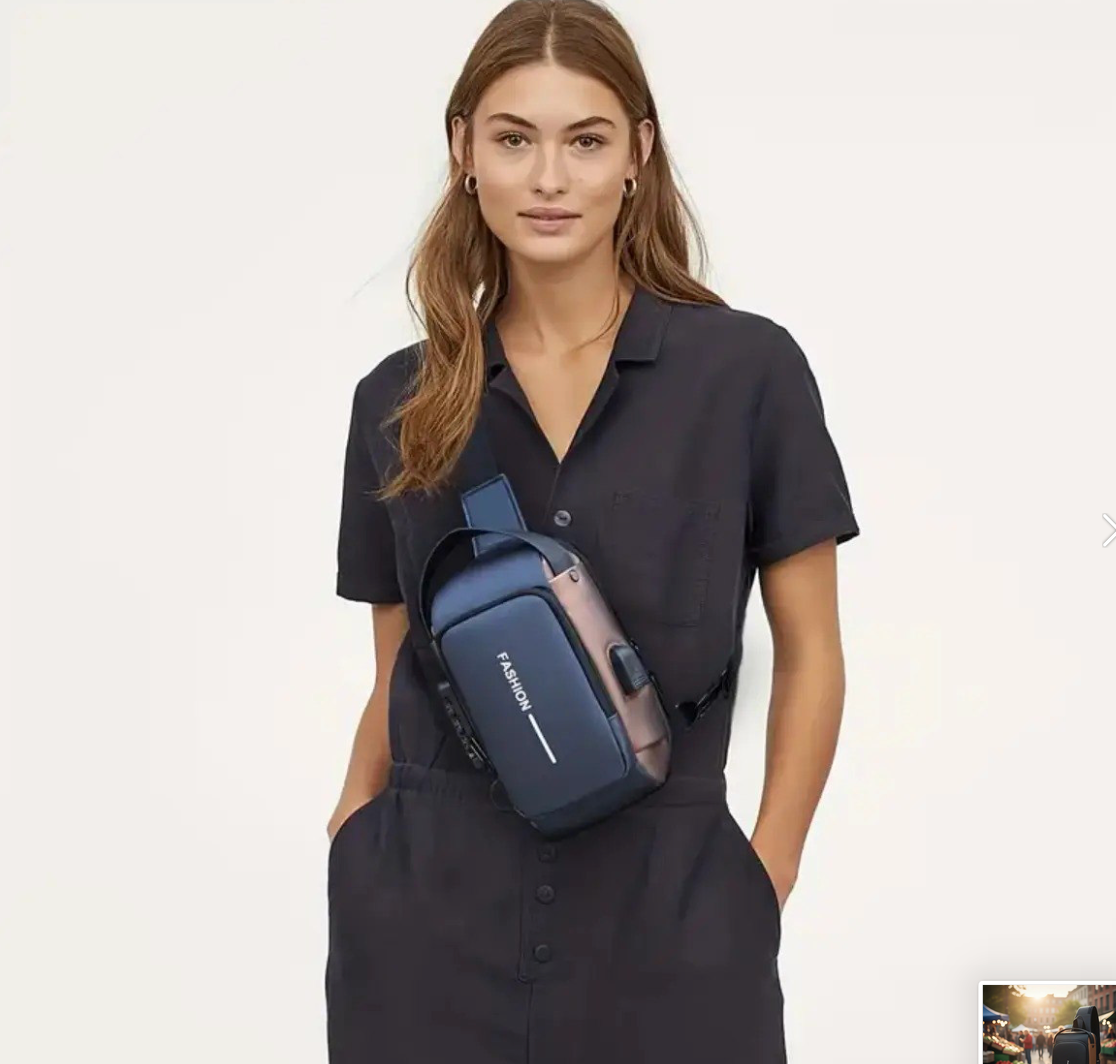 Bolso Bandolera Antirrobo Cruzado Urbano