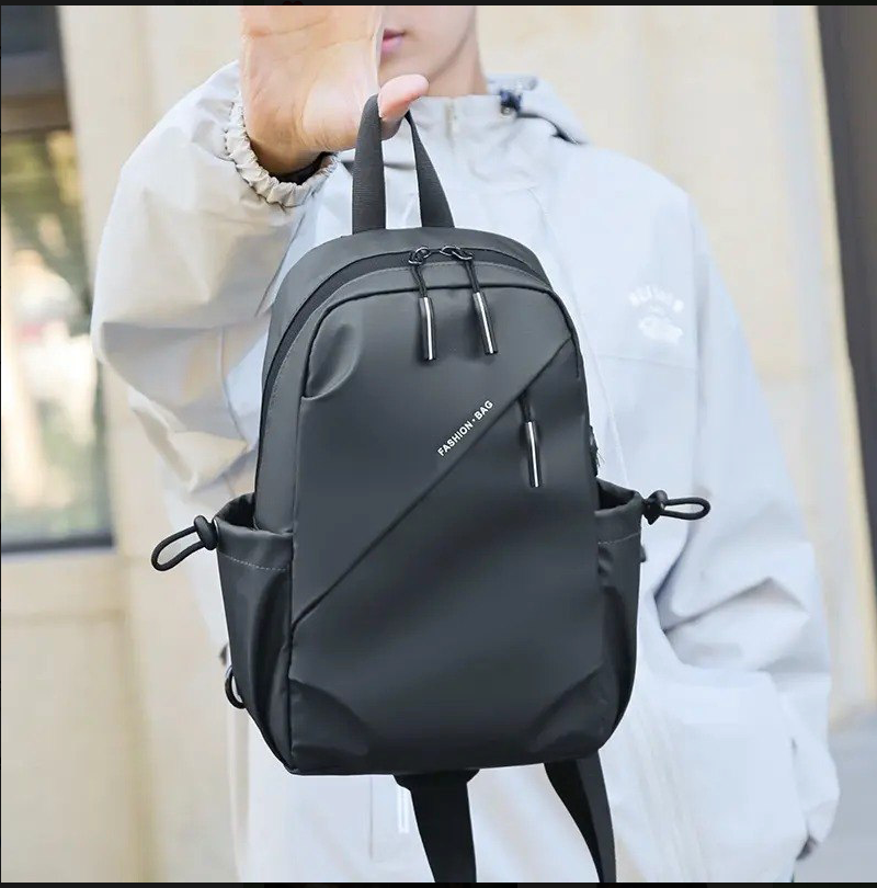 Mochila Bandolera Antirrobo Impermeable con Puerto USB