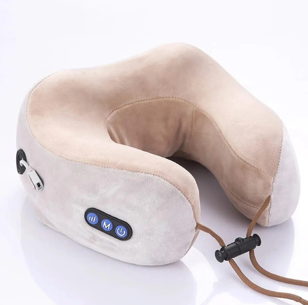 Almohada Cervical Masajeadora Eléctrica 360° con Calor Infrarrojo