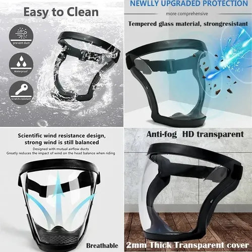 Máscara De Protección Facial Transparente