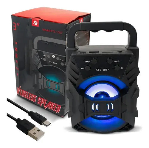 Parlante bluetooth inalámbrico portátil