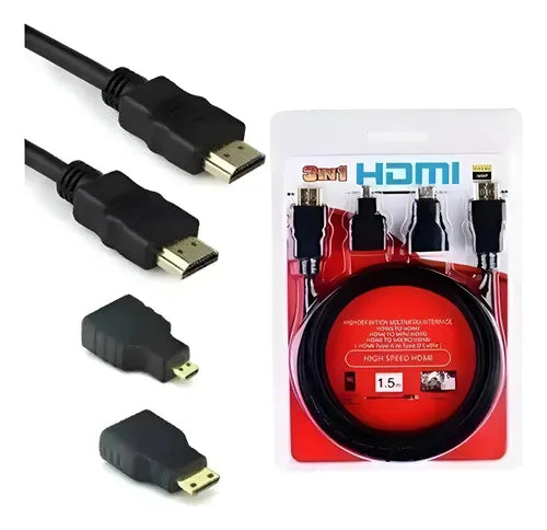 Cable HDMI 3 en 1