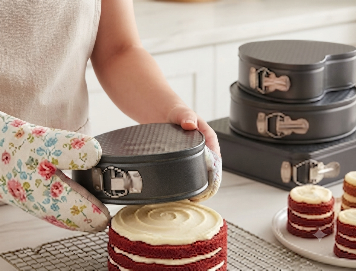 Moldes para tortas desmontables x3