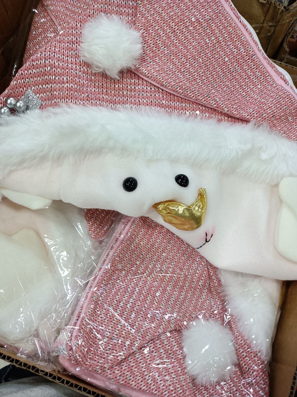 Forro navideño para cojin