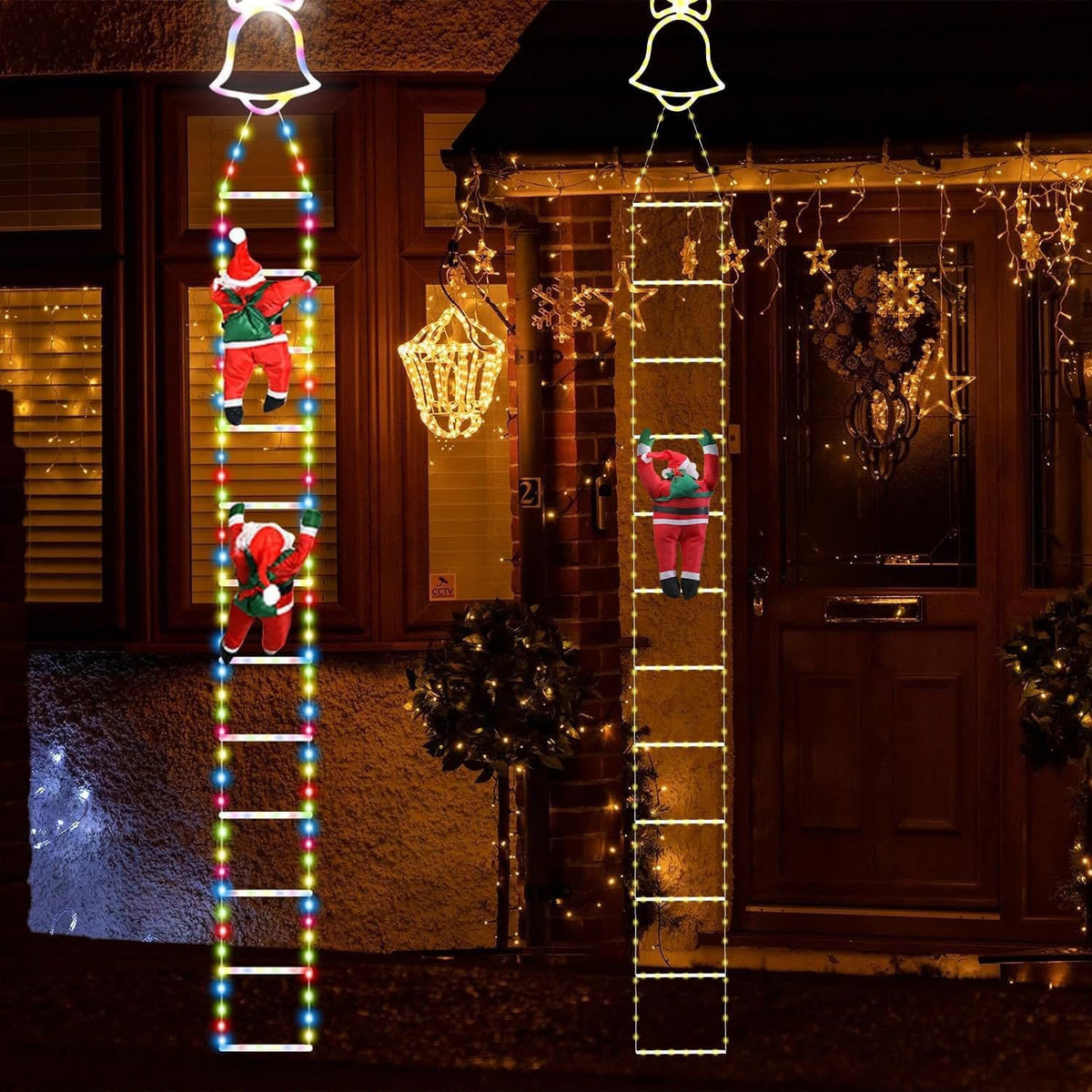 Luces de escalera Santa Claus pequeño