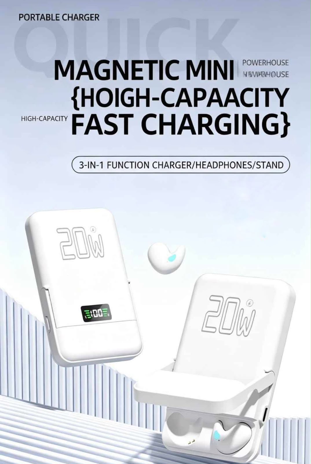Power bank + audifonos
