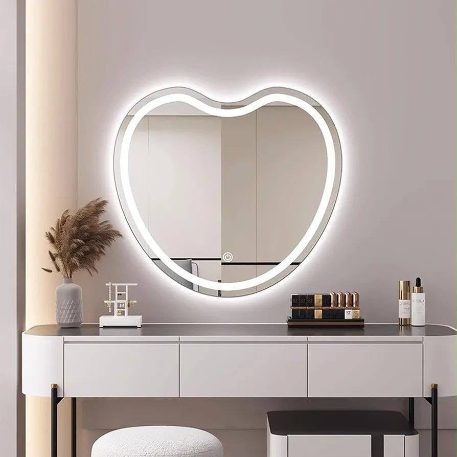 Espejo led corazon 60cm