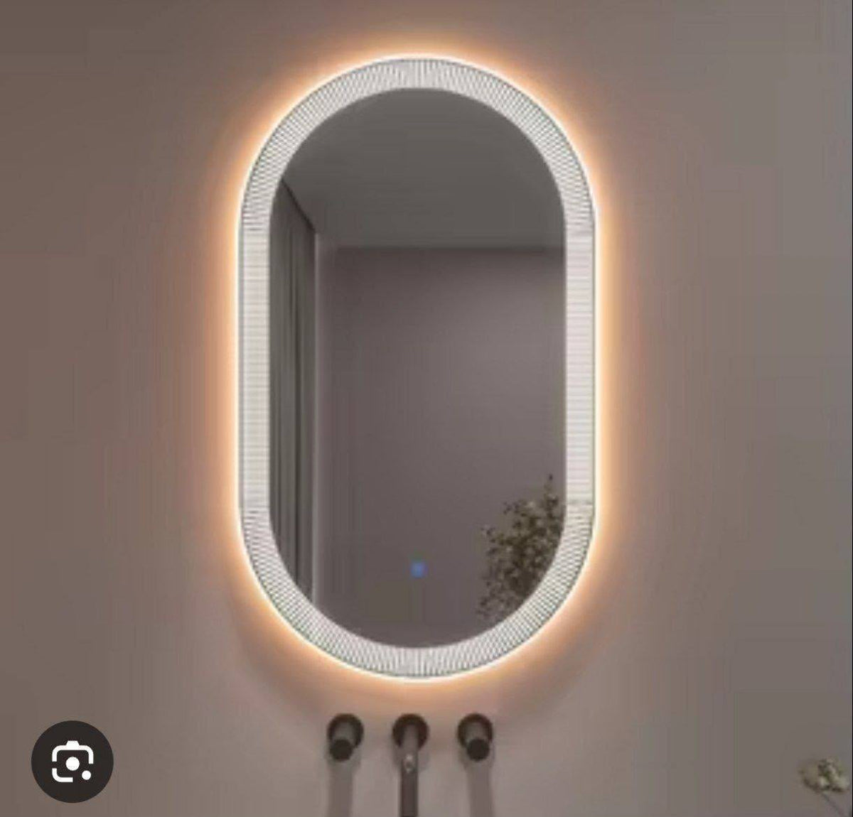 Espejo led ovalado 70x50