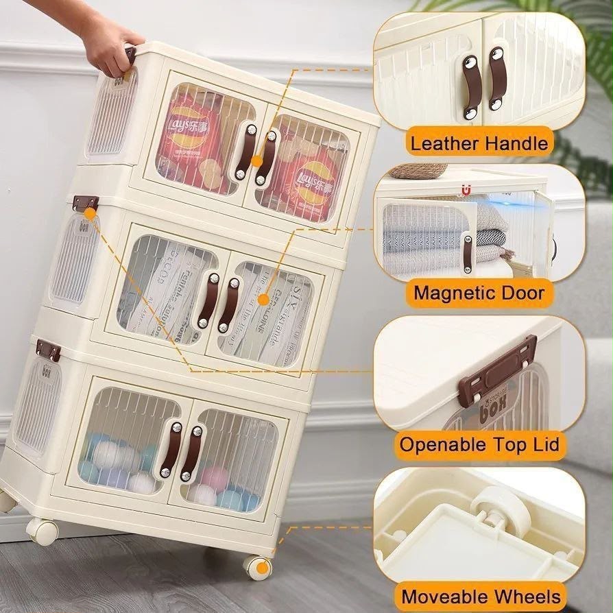 Cajonera 2 niveles plegable