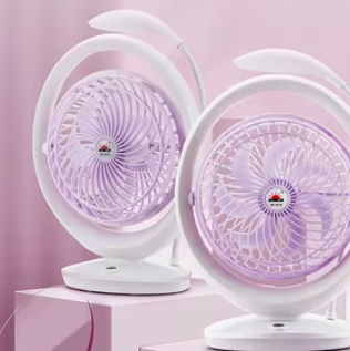 Ventilador Recargable Con Luz