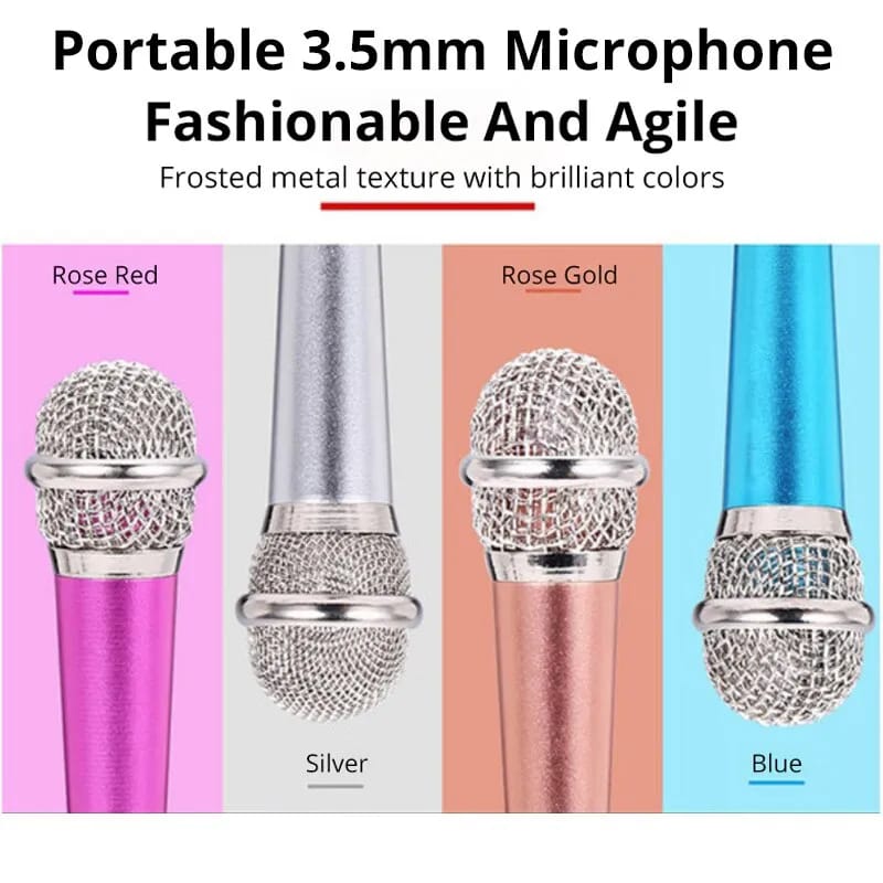 Mini Microfono Estereo Portatil de 3.5 m