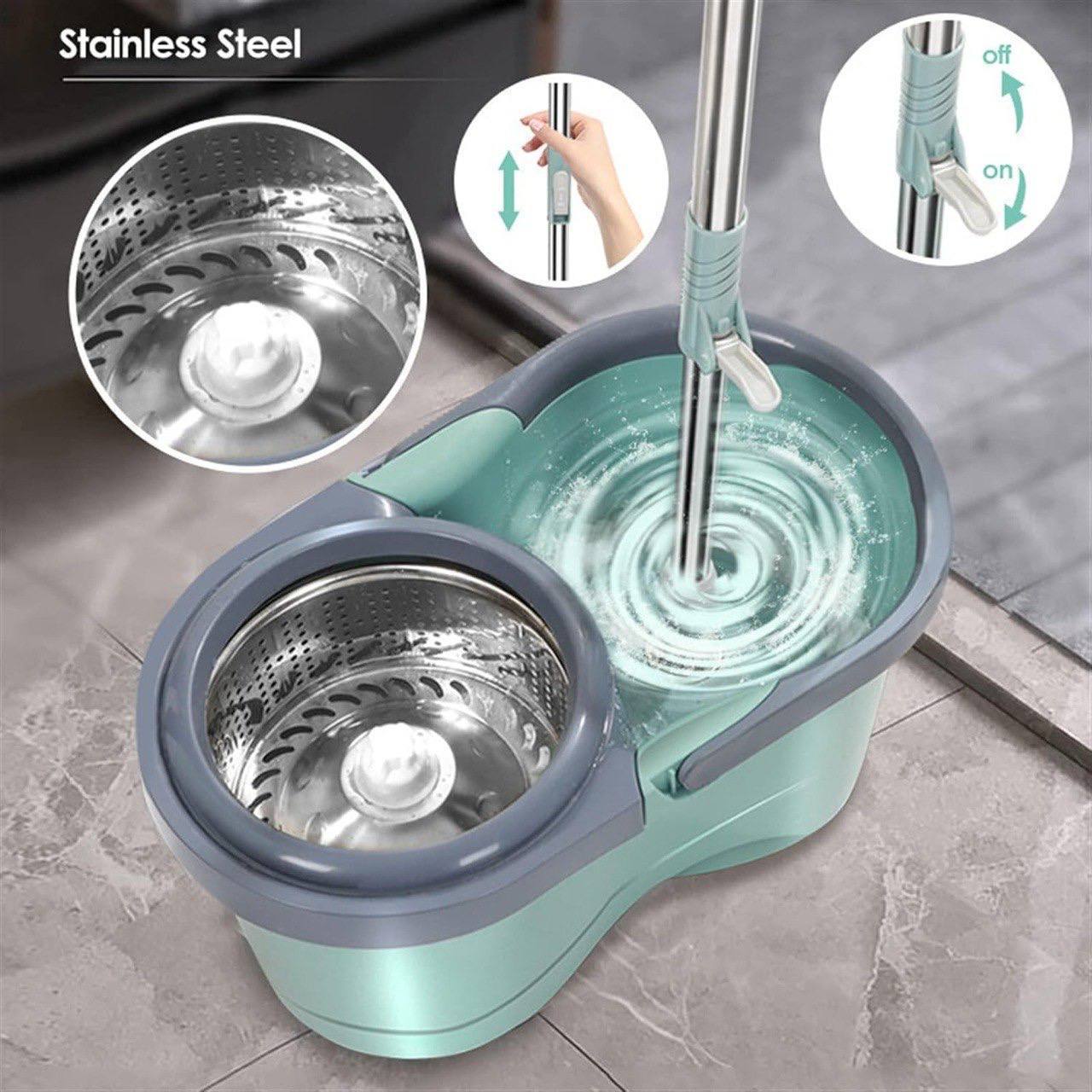 Trapeador Spin Mop Giratorio 360