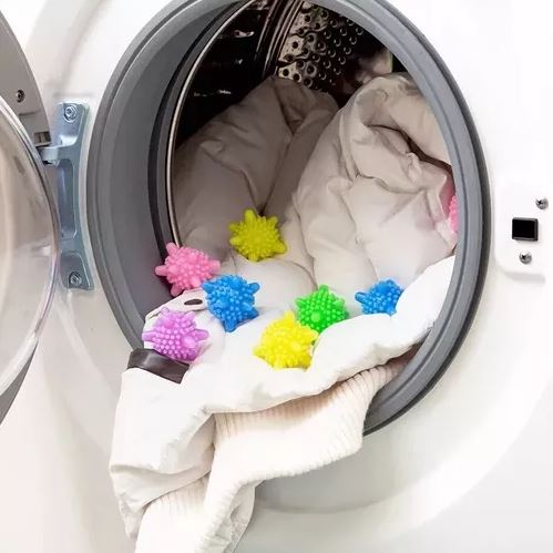 Pelotas para lavadora filtra pelusa