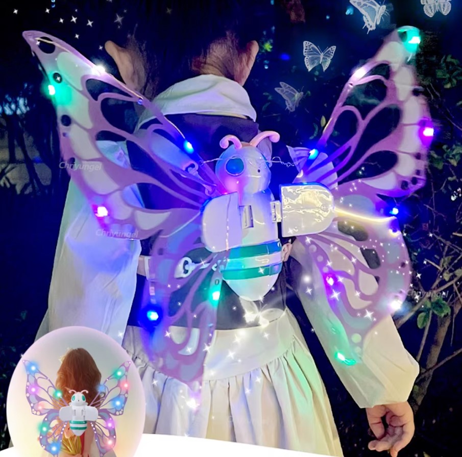 Alas de Mariposa Electricas con Luces
