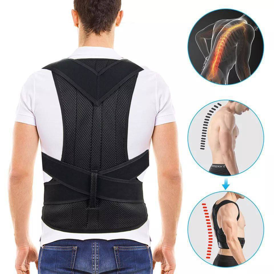 Corrector de postura ajustable unisex