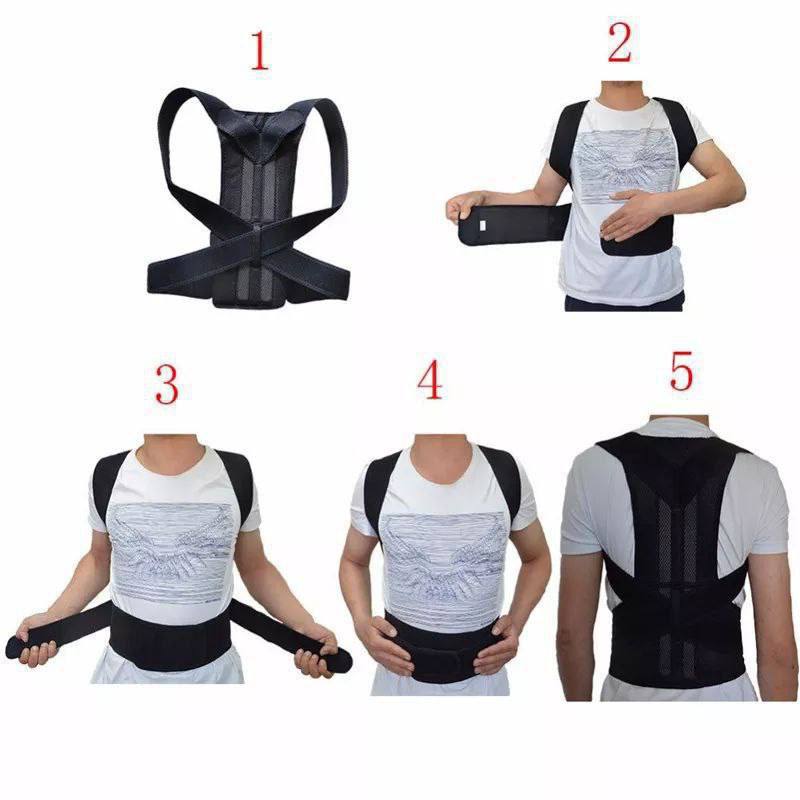Corrector de postura ajustable unisex