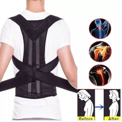 Corrector de postura ajustable unisex