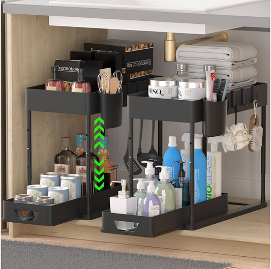 Organizador multiusos deslizante ajustable