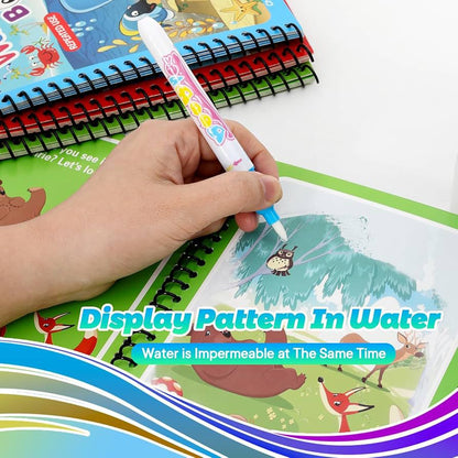 Libro magico de agua reutilizable