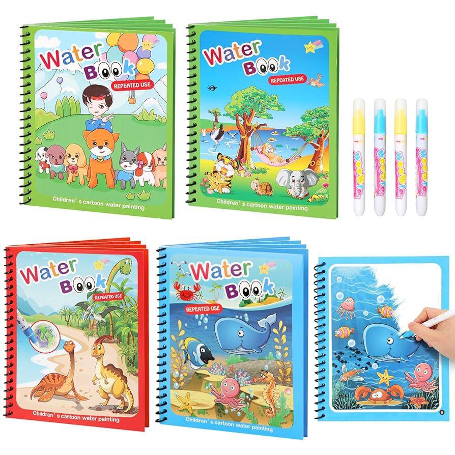 Libro magico de agua reutilizable