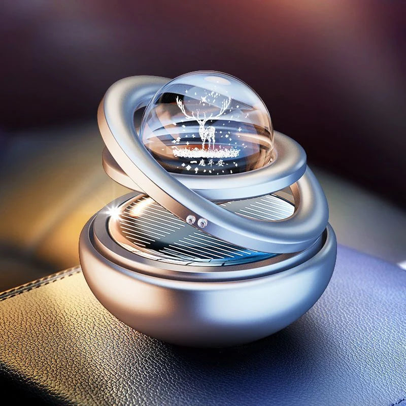 Ambientador difusor solar giratorio para coche
