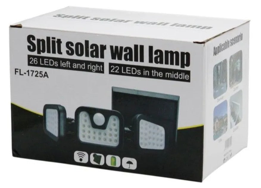 REFLECTOR CON PANEL SOLAR