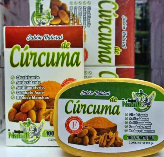 Jabon natural de curcuma