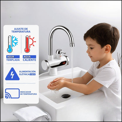Grifo eléctrico calentador de agua