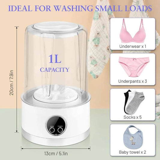 Mini lavadora portátil - 1 litro