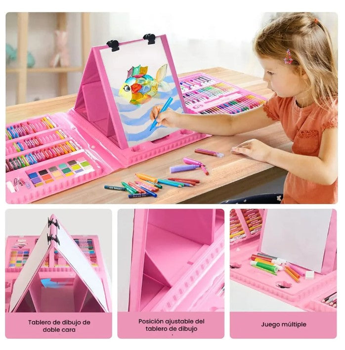 Super mega set de arte 208 piezas