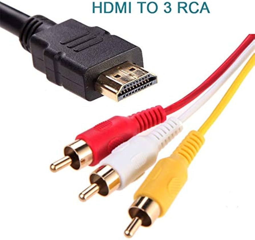 CABLE HDMI A 3RCA