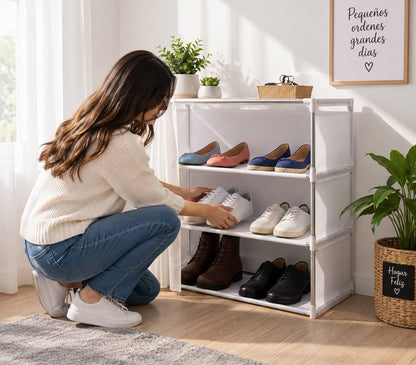 Organizador De Zapatos 4 Niveles