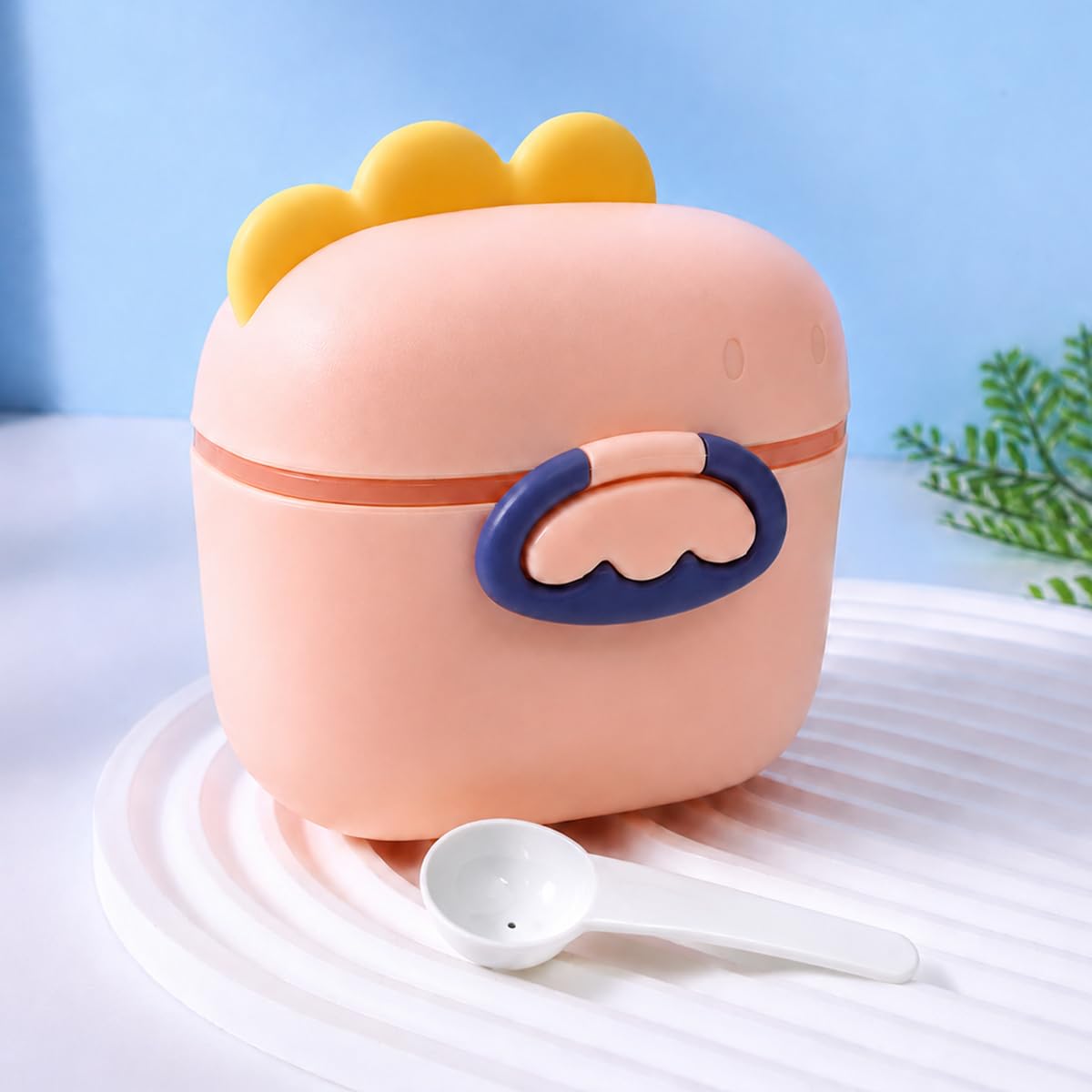 Dispensador portátil de leche en polvo