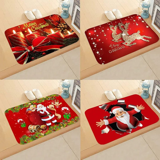 Tapete navideños antideslizante