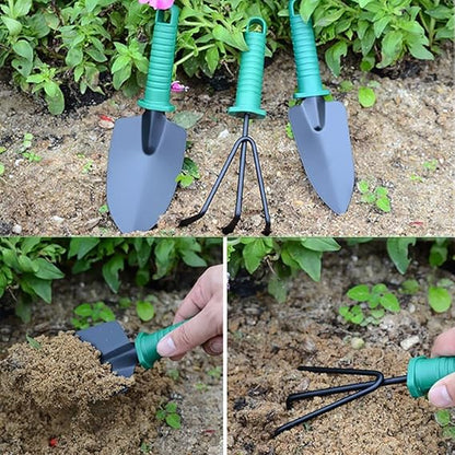 CAJA DE HERRAMIENTA PARA JARDIN 10 PIEZAS