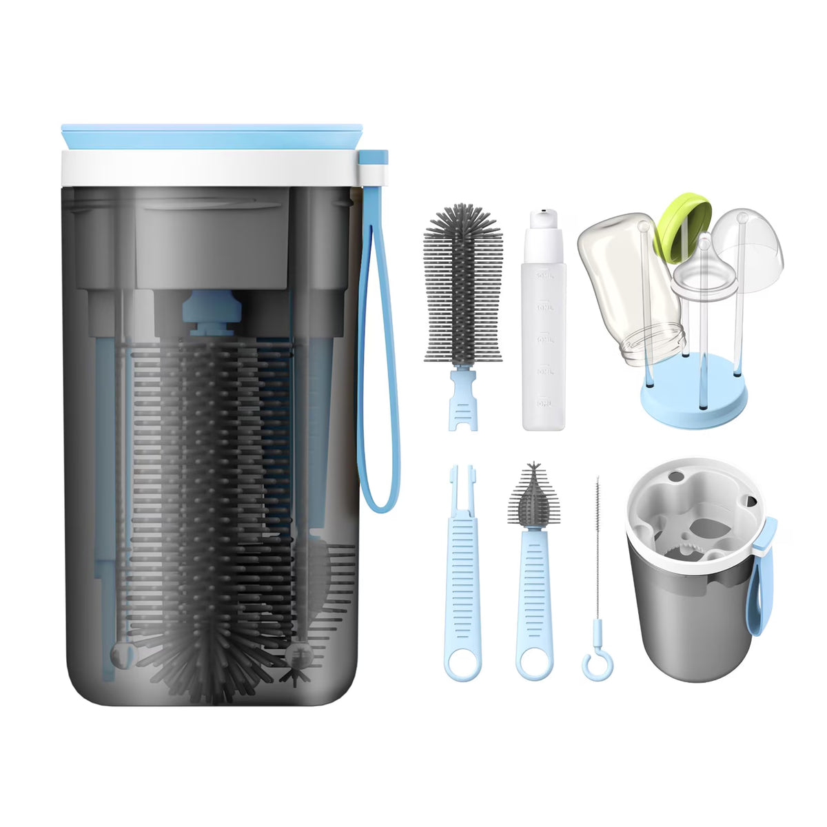 Kit de cepillo portátil para biberones