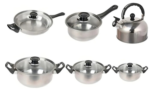 Set de Batería Ollas de Cocina y Tetera