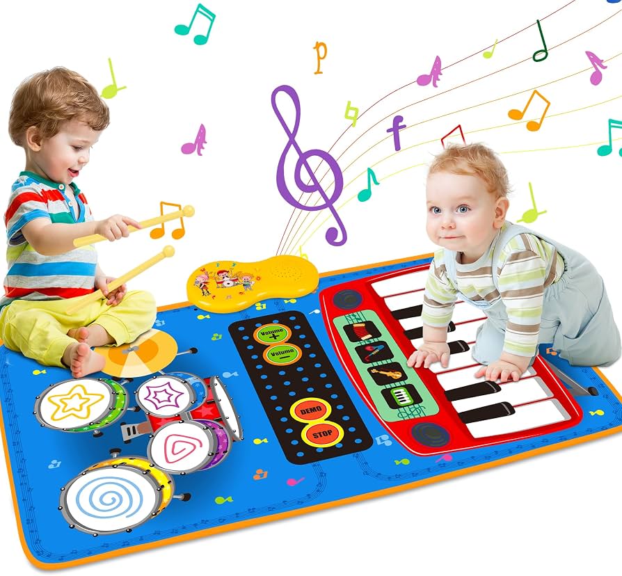 Alfombra musical 3 en 1 para niños