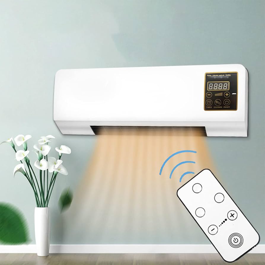 Mini Aire Acondicionado Y Calefactor Eléctrico De Pared