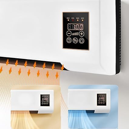 Mini Aire Acondicionado Y Calefactor Eléctrico De Pared