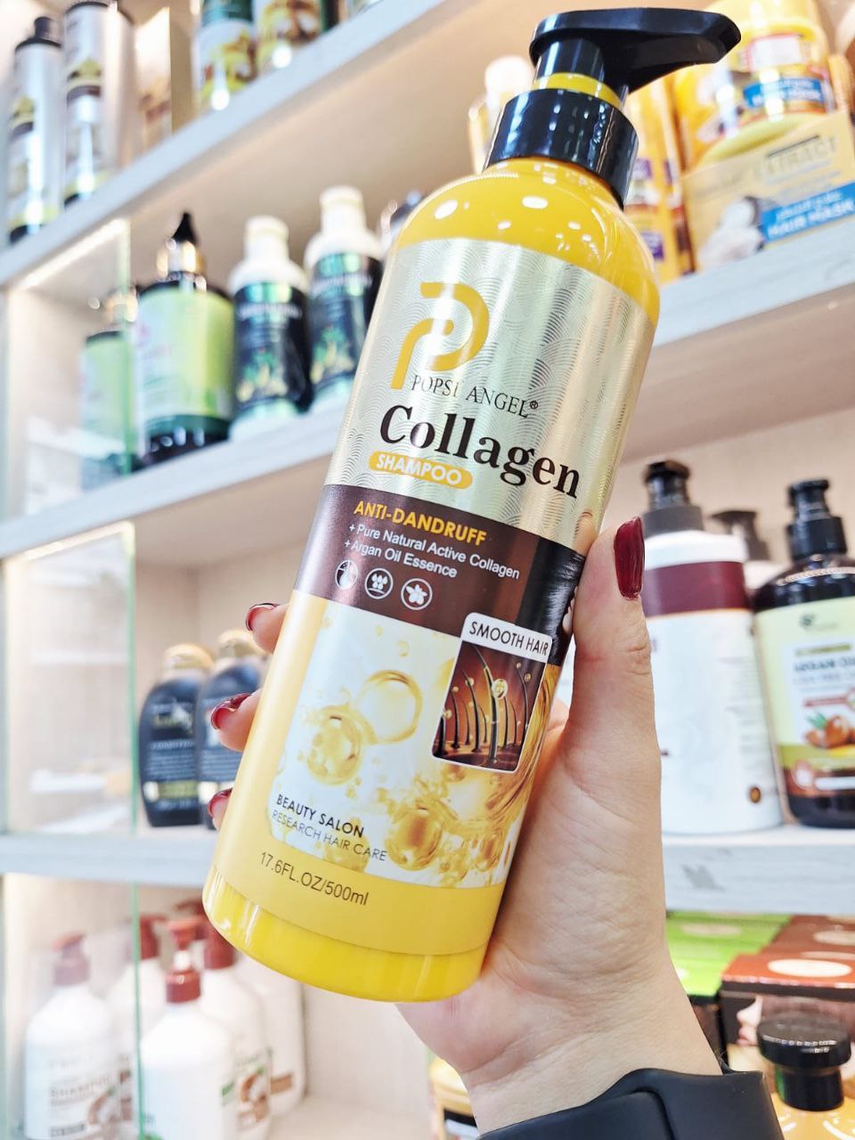 Shampoo Anticaspa Con Colágeno