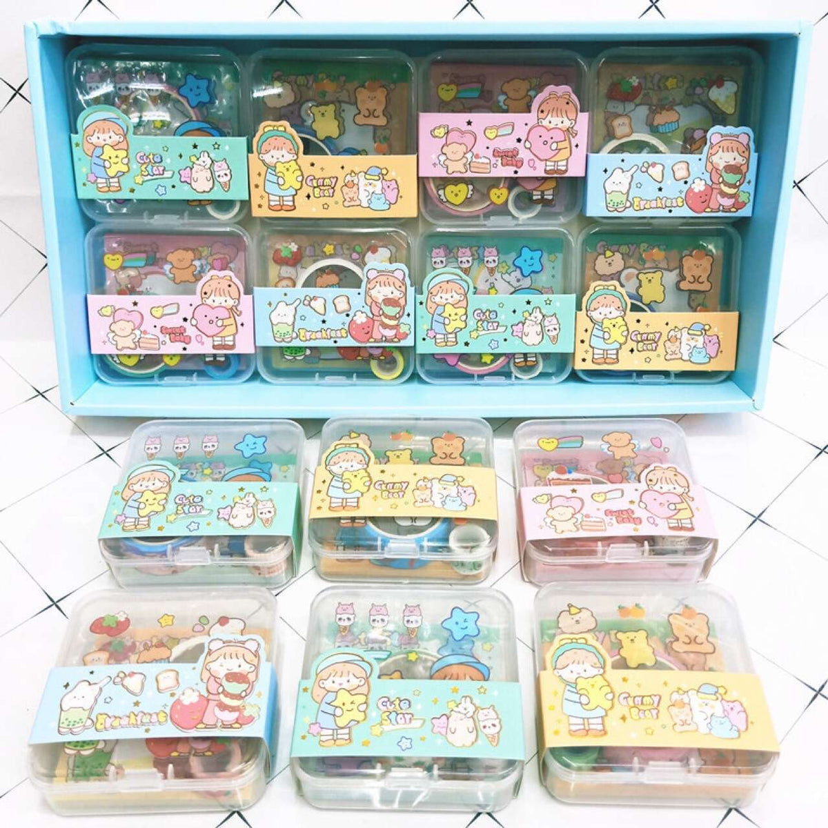 Caja De Set De Papelería Kawaii