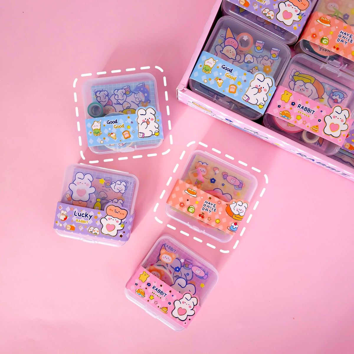 Caja De Set De Papelería Kawaii